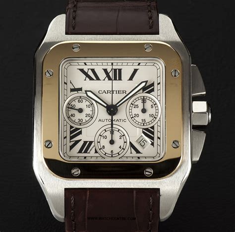 best cartier 100 chrono replica|cartier santos 100 serial number.